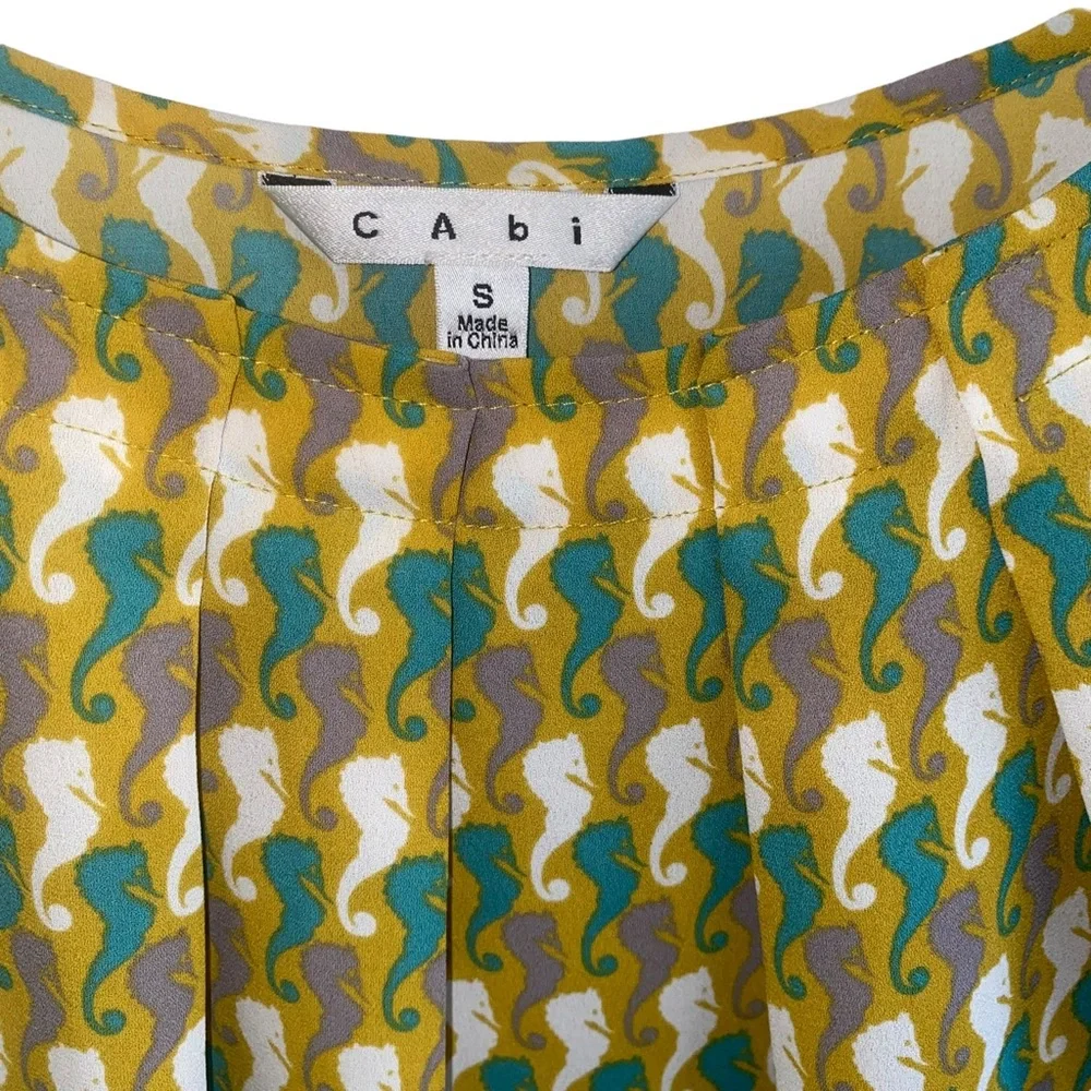 CAbi Cami Tank Top Seahorse Novelty
Print #411-Size Small - Picture 7 of 8